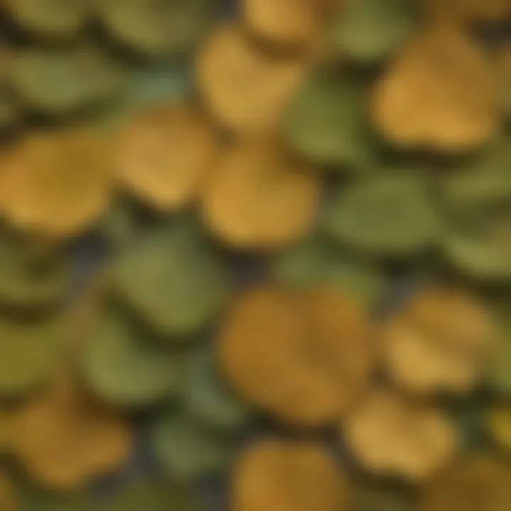 Close-up of aspen leaves showcasing their unique structure