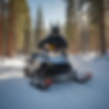 Eco-friendly snowmobiling practices in action