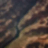 Aerial view of the Grand Canyon showcasing BLM land.