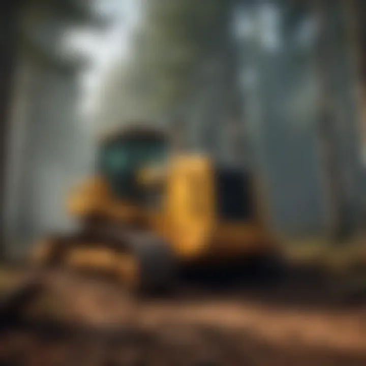 Practical applications of bulldozers in various forestry scenarios