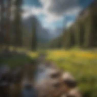 Mountain landscape in Colorado