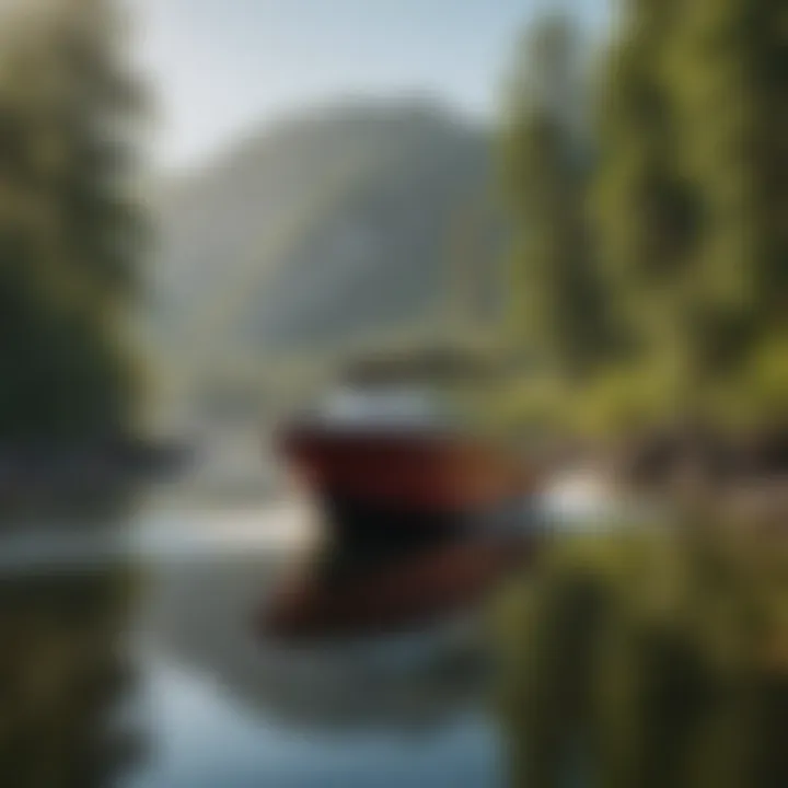 A vibrant scene of recreational boating activities at Comanche Cove Marina.