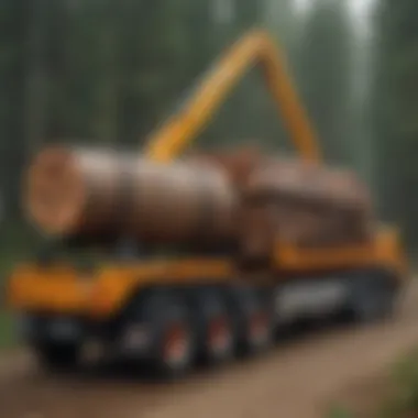 Detailed design specifications of log loader trailers