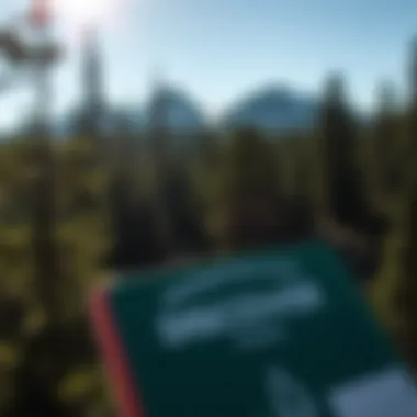 Close-Up of the Washington State Discover Pass Detail of the Discover Pass