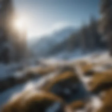 Snow-covered slopes of Bear Ski Resort showcasing diverse terrain.