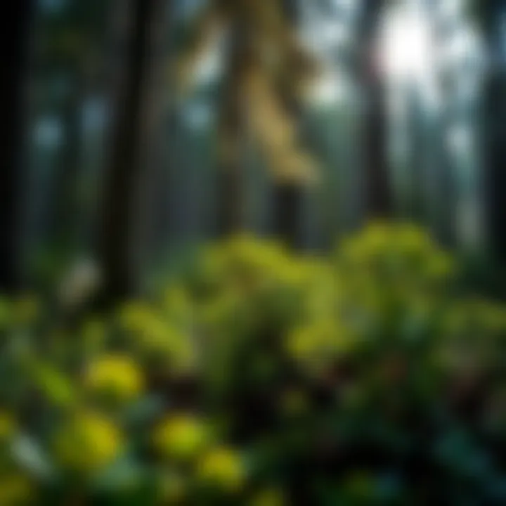 Wildlife thriving in the forest ecosystem of Beartree Campground