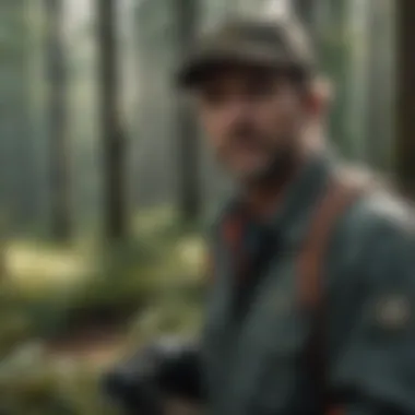 A group of environmental stewards engaged in forest restoration