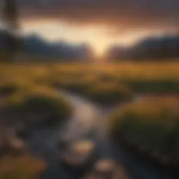 Breathtaking view of the Absaroka Mountains at sunset