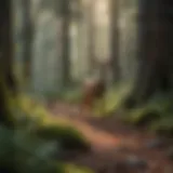 Diverse wildlife in their natural habitat