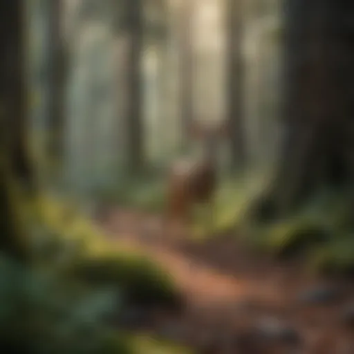 Diverse wildlife in their natural habitat