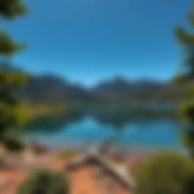 Serene Arizona Lake Serene lake view perfect for camping in Arizona