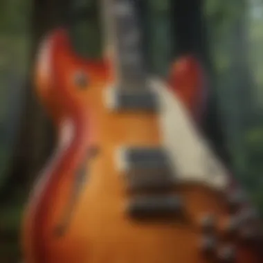 Gibson electric guitar showcasing craftsmanship