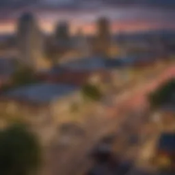 Overview of Boise's vibrant downtown area