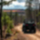 Majestic landscape showcasing a popular ORV trail in Michigan
