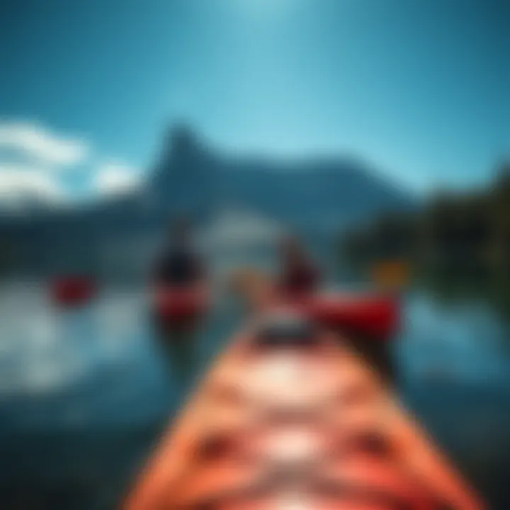 Kayaking Adventures in North Idaho Adventurers kayaking in a pristine North Idaho lake