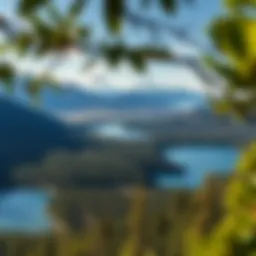 Stunning landscape of North Idaho featuring mountains and lakes