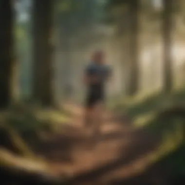 Different types of relay race setups in a park
