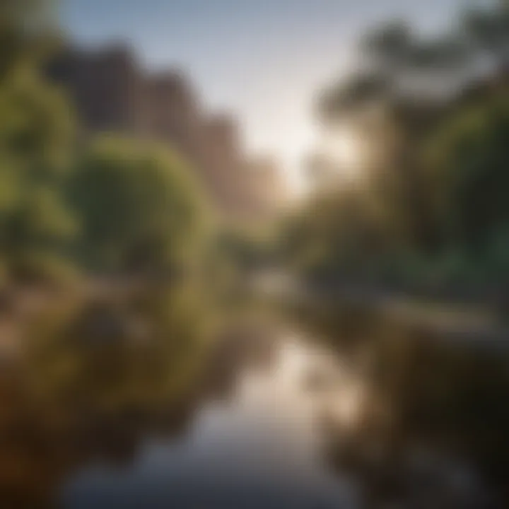 A serene moment on the Salt River, showcasing the local ecosystem.