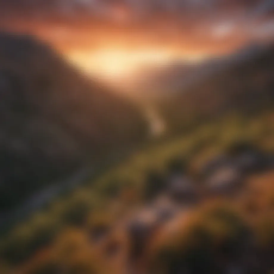 Stunning sunset over the San Juan Mountains