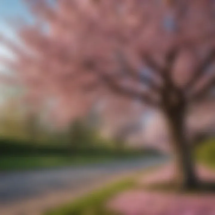 Cherry Blossom Tree in Full Bloom