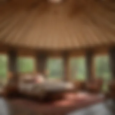 Traditional Yurt Architecture Architectural features of a traditional yurt