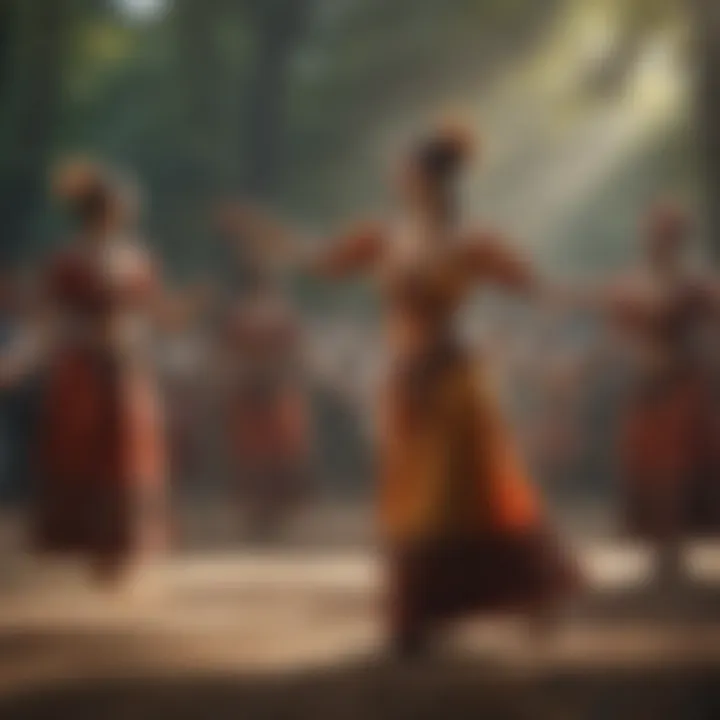 Participants engaging in traditional dances at the Fandango.