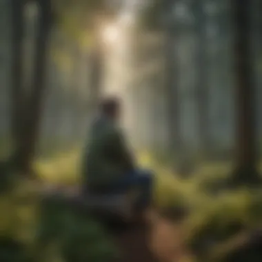 Mental Health Support Services Illustration of mental health support