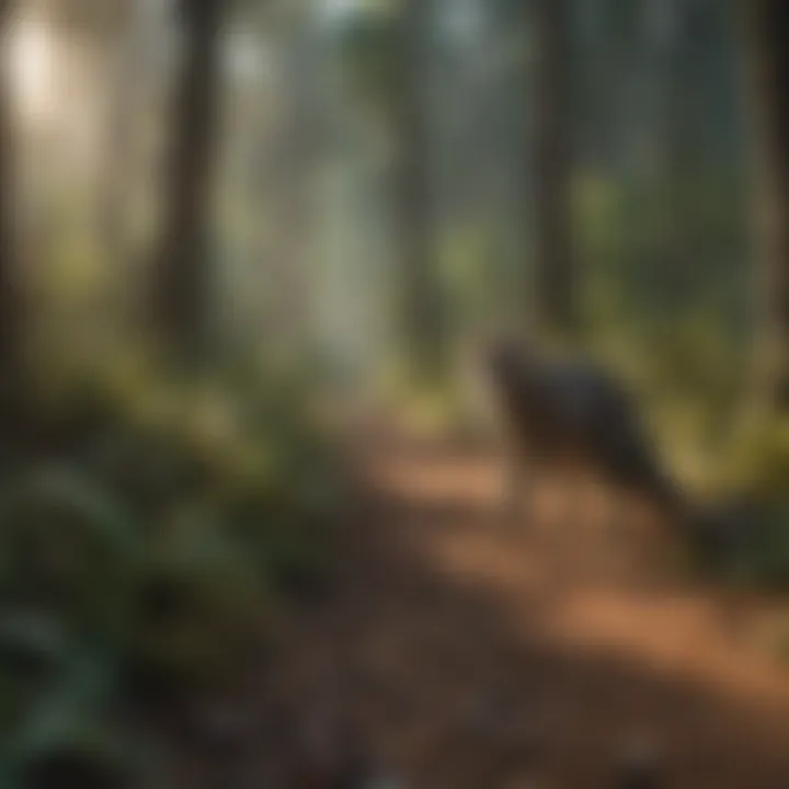 Unique wildlife spotted on a hiking excursion