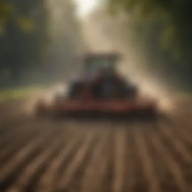 Tilled soil ready for planting