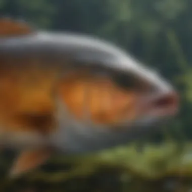 Common Fish Species in Long Lake Close-up of a common fish species found in Long Lake