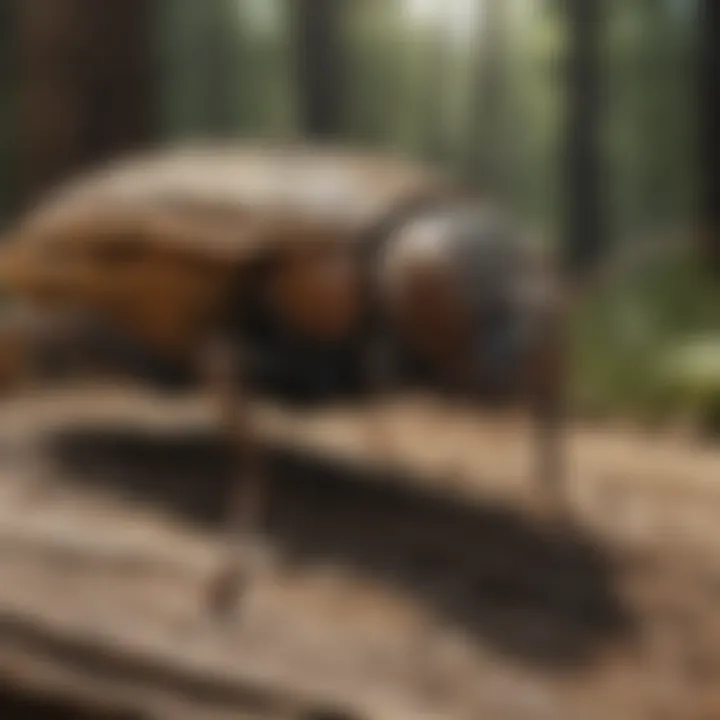 Illustration of common wood-boring pests