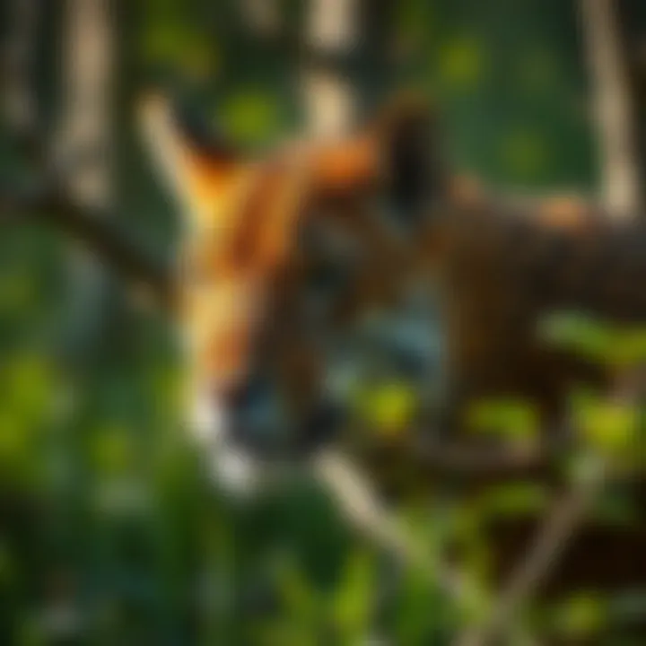 An illustration of key courses related to wildlife biology