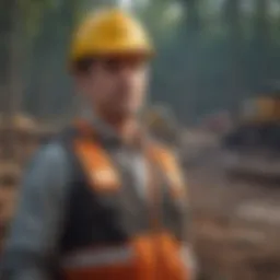 Construction site showcasing entry-level roles