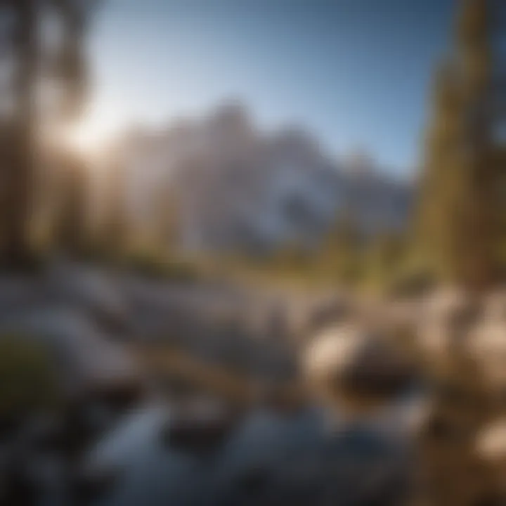 Scenic view of Mt. Whitney from the base