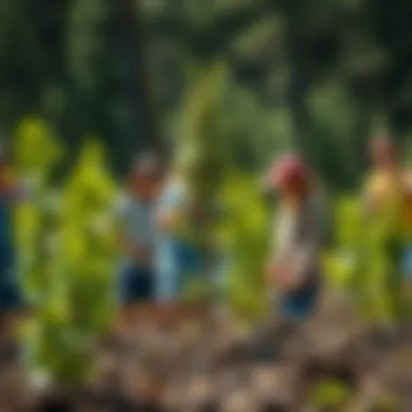 Collective Stewardship A community gathering to plant trees together