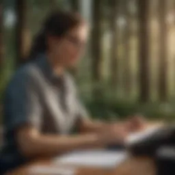 Data entry task in a postal office environment