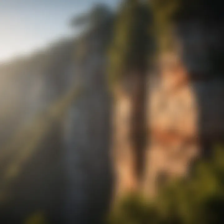 Majestic cliffs and rock formations of Red River Gorge