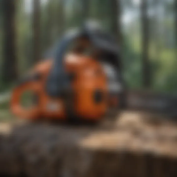 Safety equipment for chainsaw operation