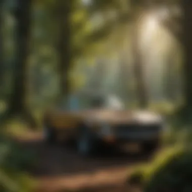 Exploring the Lush Life of Forest Canopies A vibrant forest canopy teeming with life