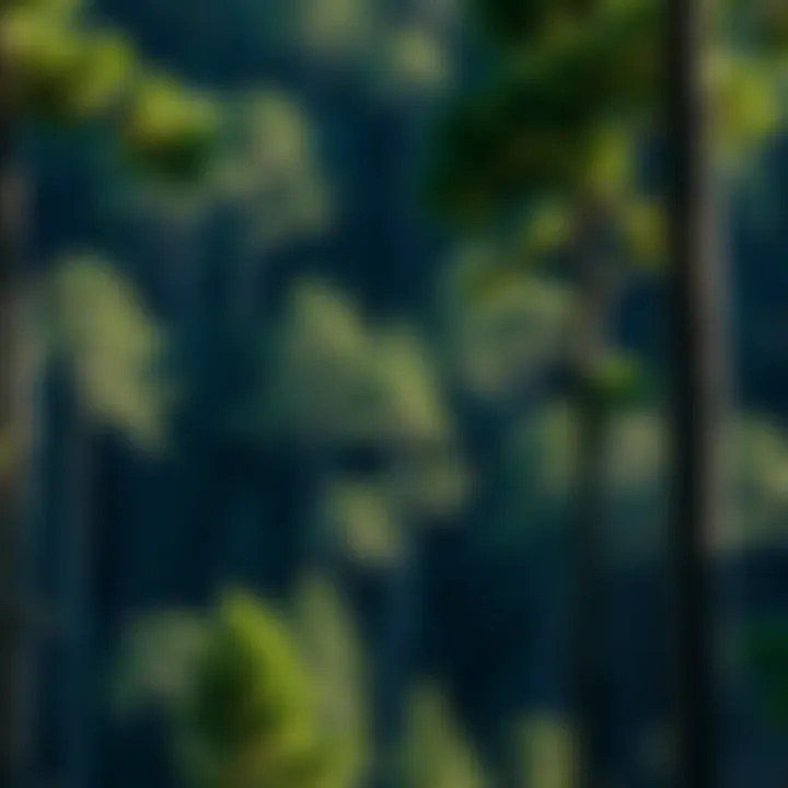 Impact of Carbon on Forest Ecosystems Dense forest impacted by rising carbon levels