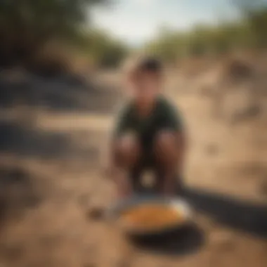 Children Facing Food Scarcity in Drought Areas Children in a drought-affected region experiencing food scarcity