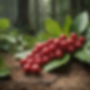 Medicinal Properties of Teaberry Illustration demonstrating traditional medicinal uses of teaberry