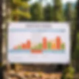 A detailed chart illustrating permit costs in forestry management