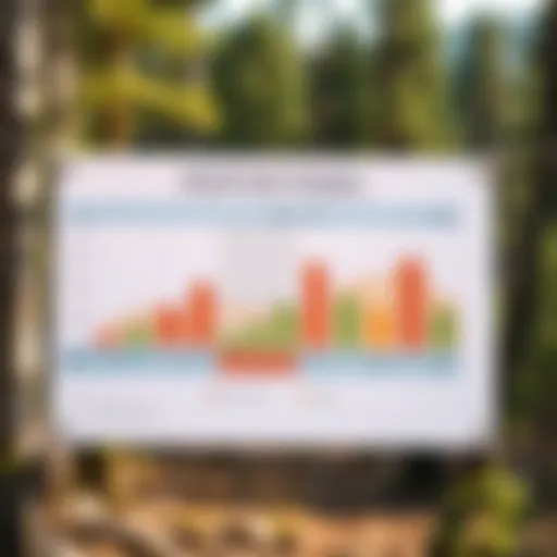 A detailed chart illustrating permit costs in forestry management