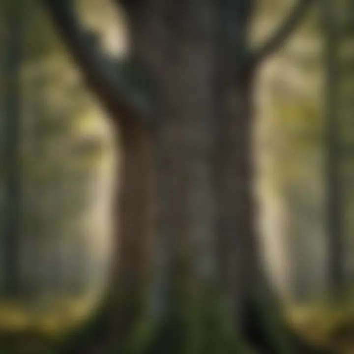 Diagram illustrating tree structure with labeled internodes
