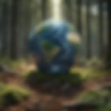 Advococacy and Awareness: Earth Day Poster A historical poster advocating for environmental awareness during the first Earth Day.