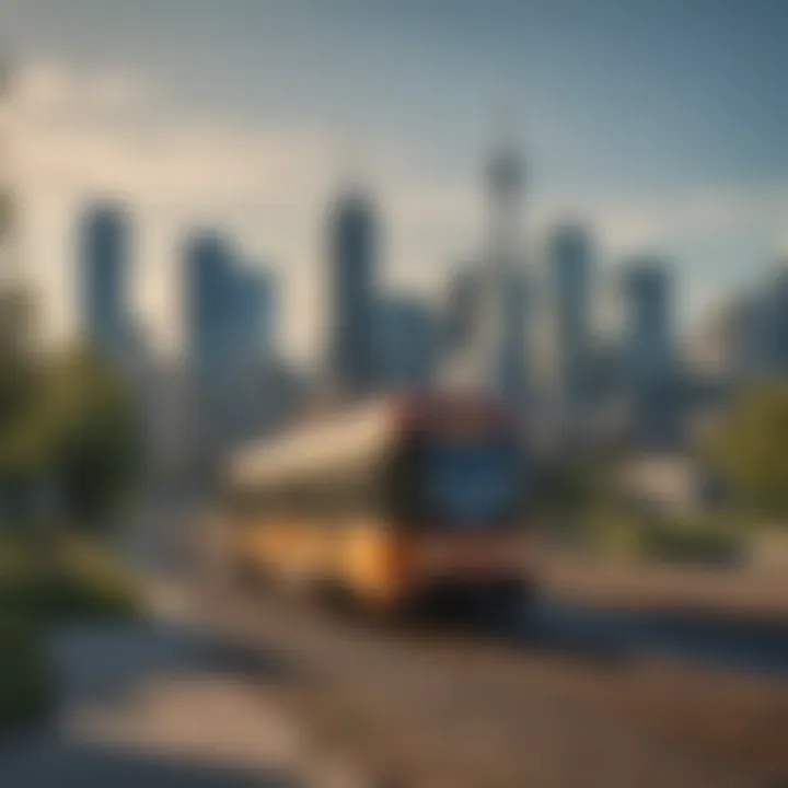 Toronto skyline featuring iconic landmarks