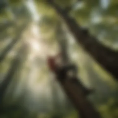 Techniques of Tree Ascenders Overview of tree climbing techniques in action