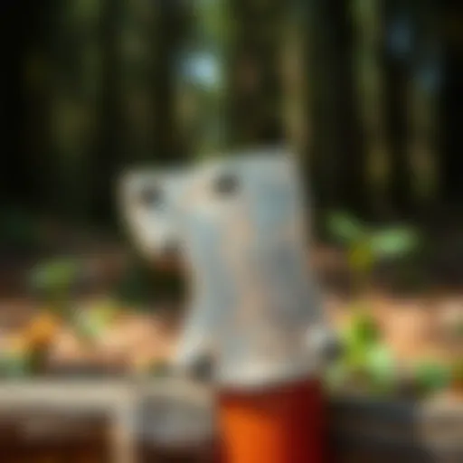 An antique axe head showcasing craftsmanship and wear over time