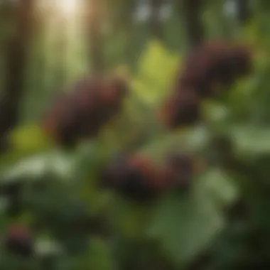 Nutritional Benefits of Wild Elderberries Nutritional profile of elderberries displayed visually